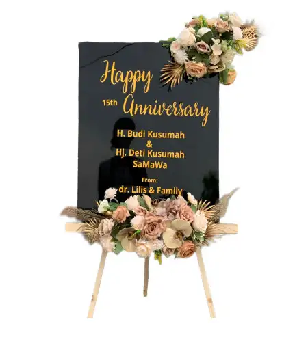 Papan Bunga Akrilik Larangan